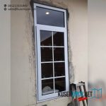 Jual Jendela UPVC Swing Putih Perumahan Teladan Gandaria Selatan Cilandak Jakarta