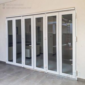 Jual Pintu UPVC Folding Putih Komplek Pertamina Pondok Ranji Ciputat Timur Tangerang ID6662