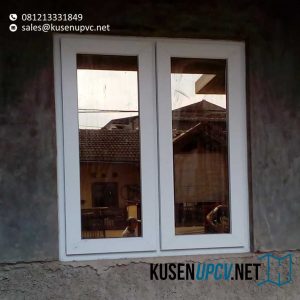 Jendela UPVC Murah Jungkit Putih Project Perum Bukit Berlian Padalarang Bandung ID5739